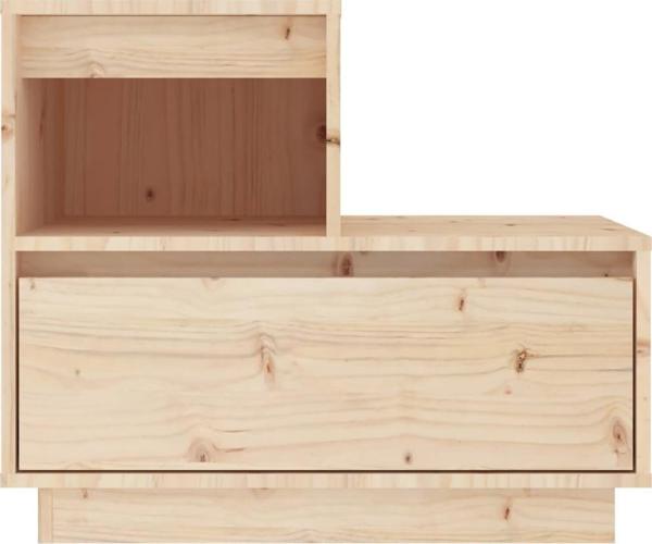 vidaXL vidaXL Szafka nocna, 60x34x51 cm, lite drewno sosnowe