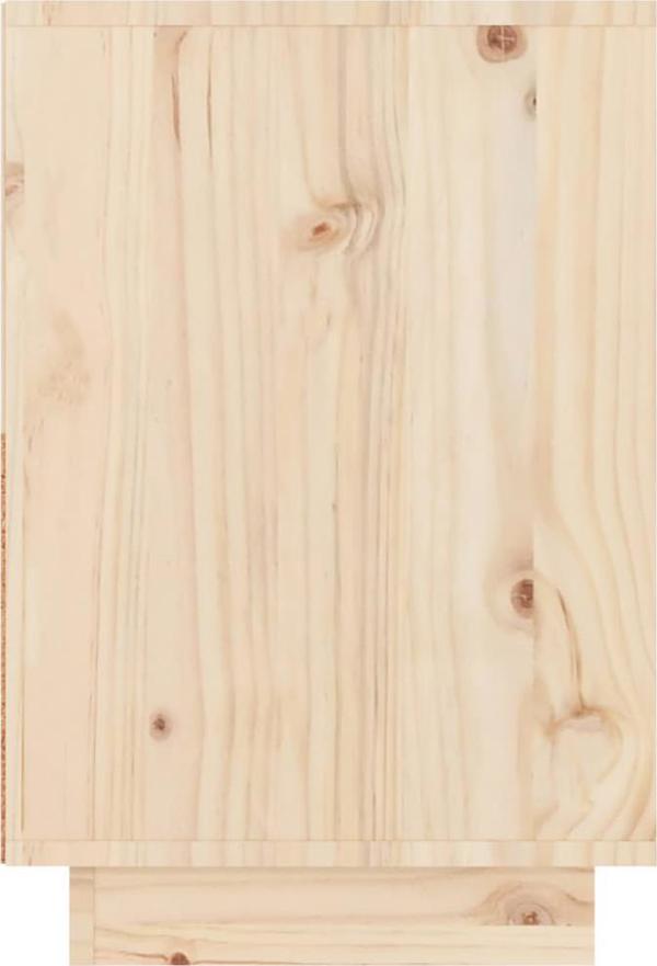 vidaXL vidaXL Szafka nocna, 60x34x51 cm, lite drewno sosnowe