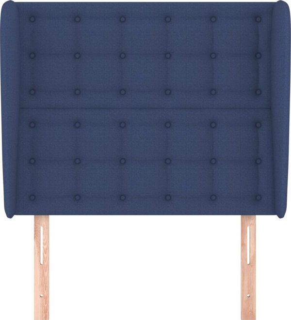 vidaXL Zaglowek uszak 83x23x118/128 cm υφασμα μπλε