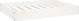 vidaXL Legowisko dla psa, biale, 71.5x54x9 cm, lite drewno sosnowe