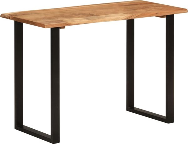 vidaXL Τραπέζι φαγητού, 110x50x76 cm, μασίφ ξύλο ακάνθας