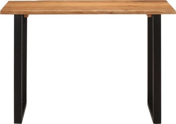 vidaXL Τραπέζι φαγητού, 110x50x76 cm, μασίφ ξύλο ακάνθας