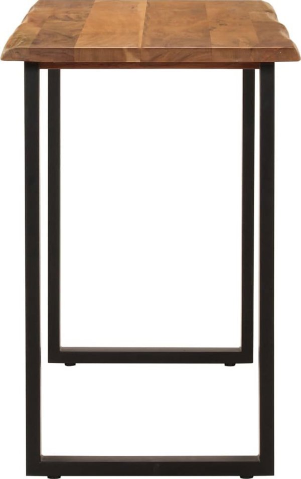 vidaXL Τραπέζι φαγητού, 110x50x76 cm, μασίφ ξύλο ακάνθας