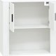 vidaXL Λευκή ντουλάπα τοίχου, 80x33x80 cm, συνθετικό ξύλο
