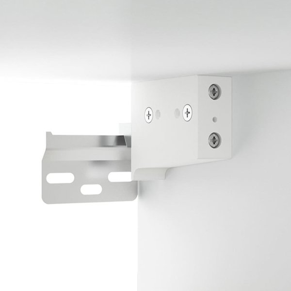 vidaXL Λευκή ντουλάπα τοίχου, 80x33x80 cm, συνθετικό ξύλο