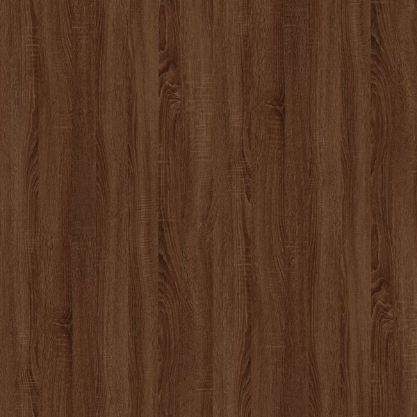 vidaXL Πλαϊνό τραπεζάκι, καφέ δρυς, 50x46x35 εκ., σύνθετο ξύλο