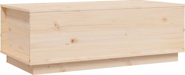 vidaXL vidaXL Stolik kawowy, 100x50x35 cm, lite drewno sosnowe