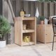 vidaXL Εξωτερικο Ντουλαπι Κουζινας 55x55x92 cm απο Μασιφ Πευκο