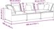 vidaXL Καναπές modular με μαξιλάρια από βελούδο σε σκούρο γκρι