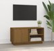 vidaXL Έπιπλο τηλεόρασης, μέλι καφέ, 80x35x40,5 cm, μασίφ πεύκο