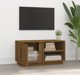 vidaXL Έπιπλο τηλεόρασης, μέλι καφέ, 80x35x40,5 cm, μασίφ πεύκο