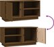 vidaXL Έπιπλο τηλεόρασης, μέλι καφέ, 80x35x40,5 cm, μασίφ πεύκο