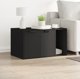 vidaXL Ντουλάπι για λεκάνη γάτας, μαύρο, 80x50x45 εκ., ξυλοπαγές υλικό