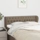 vidaXL Zaglowek uszak, taupe, 147x23x78/88 cm, tkanina