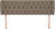 vidaXL Zaglowek uszak, taupe, 147x23x78/88 cm, tkanina