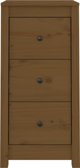 vidaXL Σετ Συρταριέρες 2 τεμ, μέλι καφέ, 40x35x80 cm, από μασίφ πεύκο