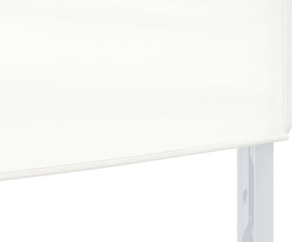vidaXL Φορητή αναδιπλούμενη τέντα πάρτι, 2x2 μ., λευκή
