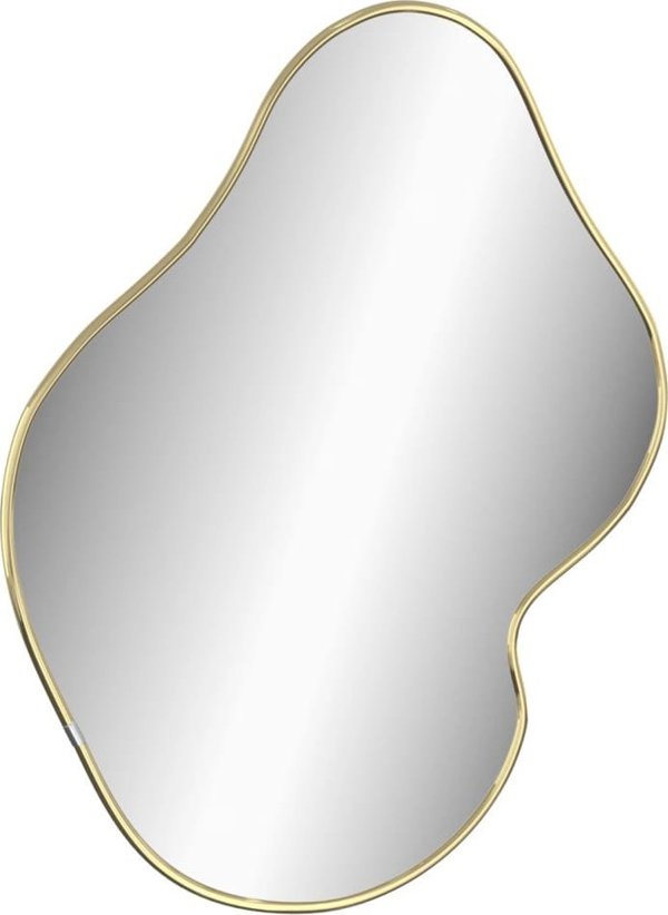 vidaXL Lustro scienne, zlote, 50x40 cm