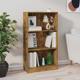 vidaXL Βιβλιοθήκη από δρύς, καπνιστό δρύς, 60x24x109 εκ.