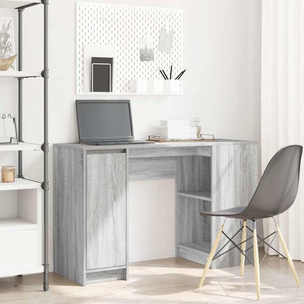 Γραφείο vidaXL Sonoma Γκρι 120x42x76 cm από Ξύλο Υψηλής Ποιότητας