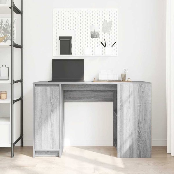 Γραφείο vidaXL Sonoma Γκρι 120x42x76 cm από Ξύλο Υψηλής Ποιότητας