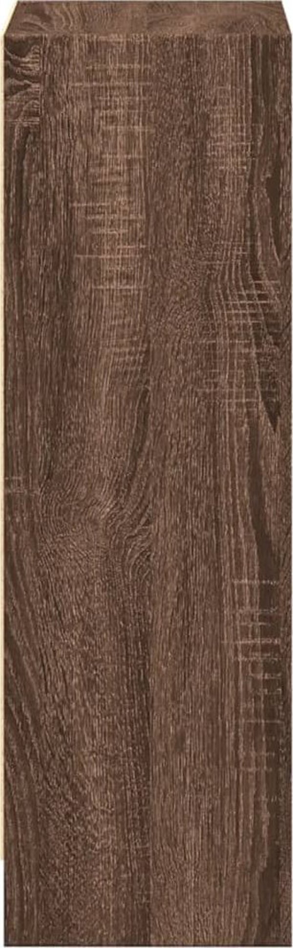 vidaXL Ράφι Καφέ Δρυς, 40x24x76 cm, Υλικό Από Ξύλο