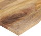 vidaXL Πάγκος γραφείου με κοπή, 100x80x2,5 εκ, ξύλο μάνγκο ακατέργαστο