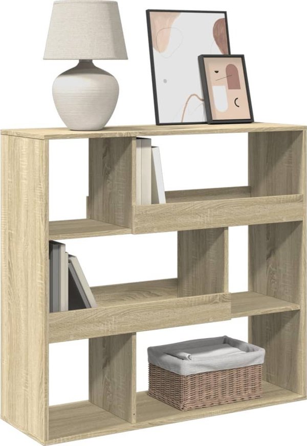 vidaXL Regal na ksiazki przegroda dab sonoma 100x33x94,5 cm