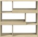 vidaXL Regal na ksiazki przegroda dab sonoma 100x33x94,5 cm