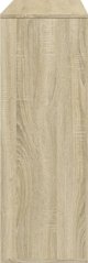 vidaXL Regal na ksiazki przegroda dab sonoma 100x33x94,5 cm