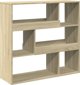 vidaXL Regal na ksiazki przegroda dab sonoma 100x33x94,5 cm