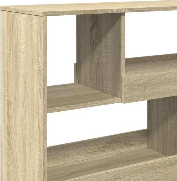 vidaXL Regal na ksiazki przegroda dab sonoma 100x33x94,5 cm