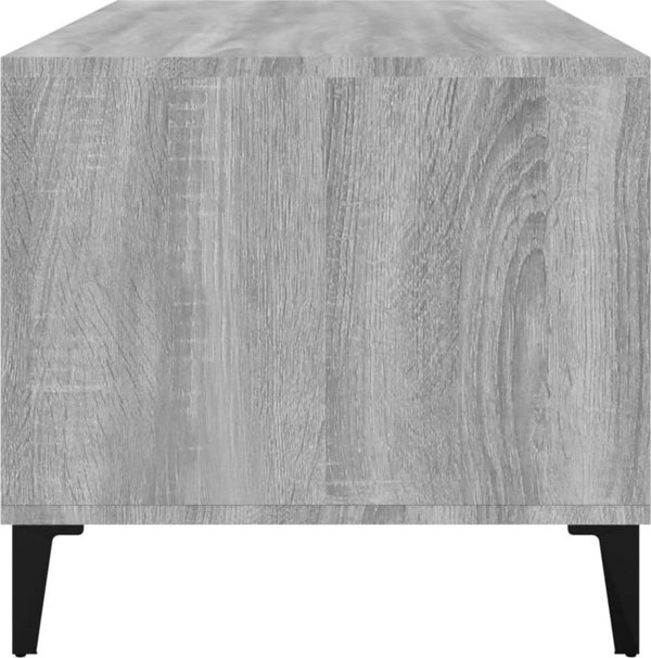 vidaXL Τραπεζάκι Καφέ, γκρι δρυς Sonoma, 90x49x45 cm, από ξυλοποιημένο υλικό