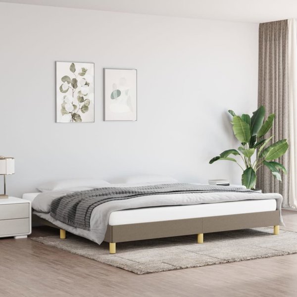 vidaXL Τετράγωνη κορνίζα κρεβατιού 200x200 cm, θέμα ταουπ, υφασμάτινη επένδυση