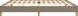 vidaXL Τετράγωνη κορνίζα κρεβατιού 200x200 cm, θέμα ταουπ, υφασμάτινη επένδυση