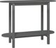 vidaXL Stolik konsolowy, szary, 110x40x80 cm, lite drewno sosnowe