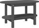 vidaXL vidaXL Stolik kawowy, szary, 80x45x45 cm, lite drewno sosnowe