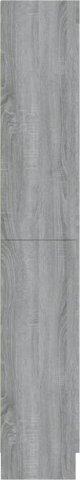 vidaXL Witryna, szary dab sonoma, 82,5x30,5x185,5 cm