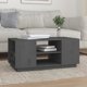 vidaXL Stolik kawowy, szara, 90x49x40,5 cm, lite drewno sosnowe