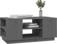 vidaXL Stolik kawowy, szara, 90x49x40,5 cm, lite drewno sosnowe