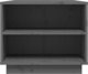 vidaXL Stolik kawowy, szara, 90x49x40,5 cm, lite drewno sosnowe