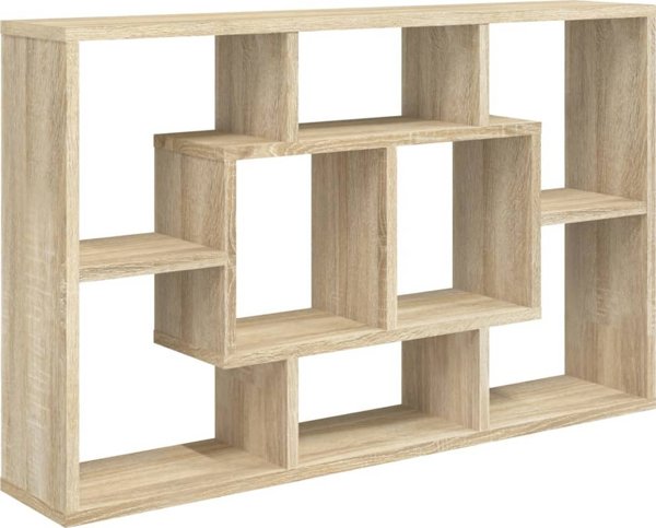vidaXL Polka scienna, dab sonoma, 85x16x52,5 cm