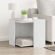 vidaXL Ντουλάπι για γατότουαλέτα λευκό 53x53x51 εκ. συνθετικό ξύλο