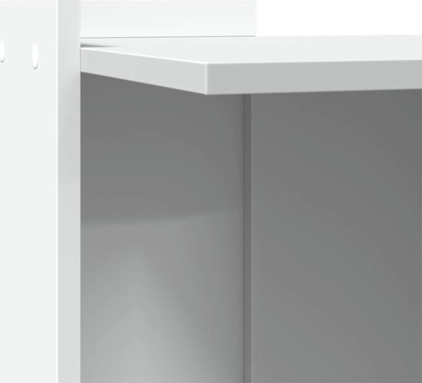 vidaXL Ντουλάπι για γατότουαλέτα λευκό 53x53x51 εκ. συνθετικό ξύλο