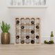 vidaXL vidaXL Stojak na wino, 58,5x33x60,5 cm, lite drewno sosnowe