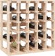 vidaXL vidaXL Stojak na wino, 58,5x33x60,5 cm, lite drewno sosnowe