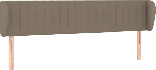 vidaXL Κεφαλάρι uszak, taupe, 163x23x78/88 cm, ύφασμα
