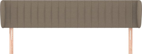 vidaXL Κεφαλάρι uszak, taupe, 163x23x78/88 cm, ύφασμα