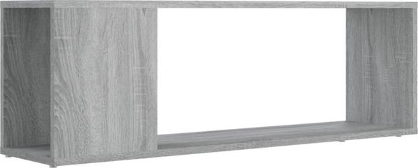 vidaXL Έπιπλο τηλεόρασης, γκρι δρυς σονόμα, 100x24x32 εκ.