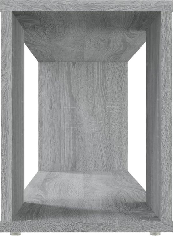 vidaXL Έπιπλο τηλεόρασης, γκρι δρυς σονόμα, 100x24x32 εκ.
